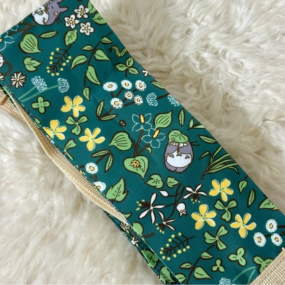 My Neighborhood Totoro Foldable Tote Shoulder Shopping Bag Japanese Style Size L - Picture 9 of 9